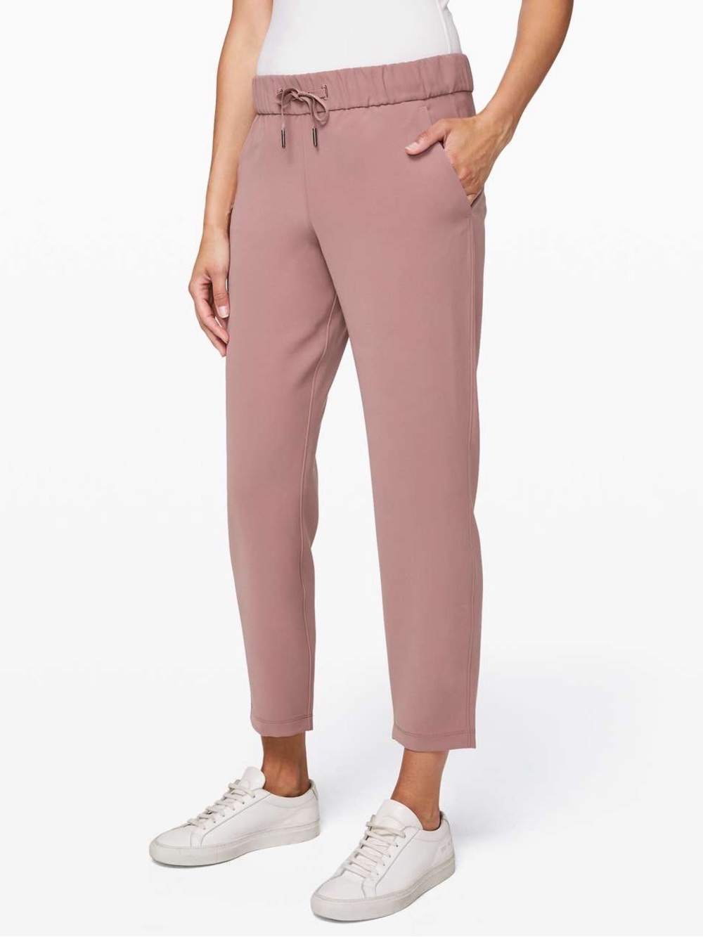 Lululemon On the Fly Crop in Red Dust size 8